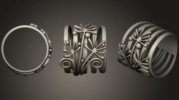 Jewelry rings (Ring 136, JVLRP_0618) 3D models for cnc